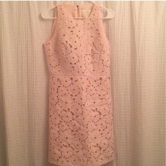kate spade pink floral lace cut out dress 6 nwot - Picture 3 of 5